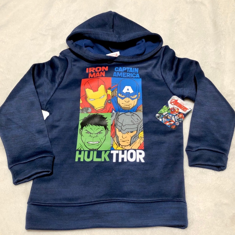 NWT Boy’s Marvel Avengers Hoodie - Picture 5 of 8